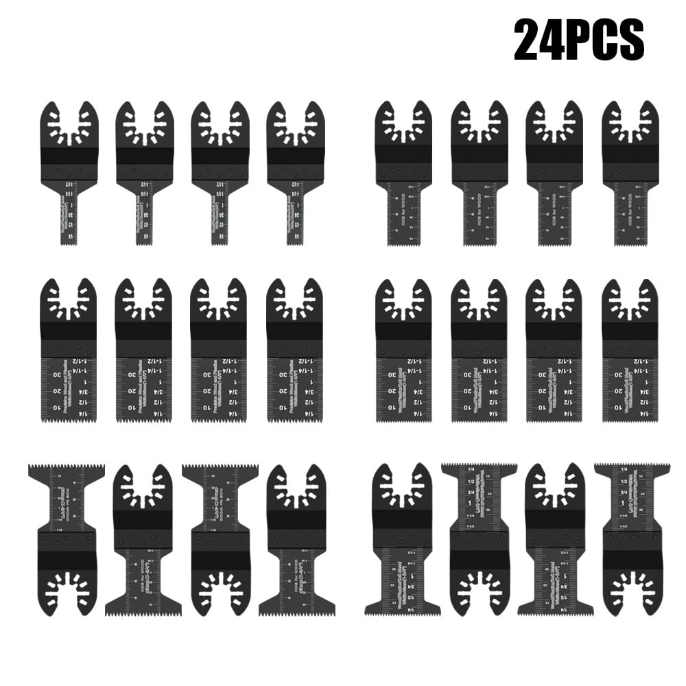 24PCS Titanium Oscillating