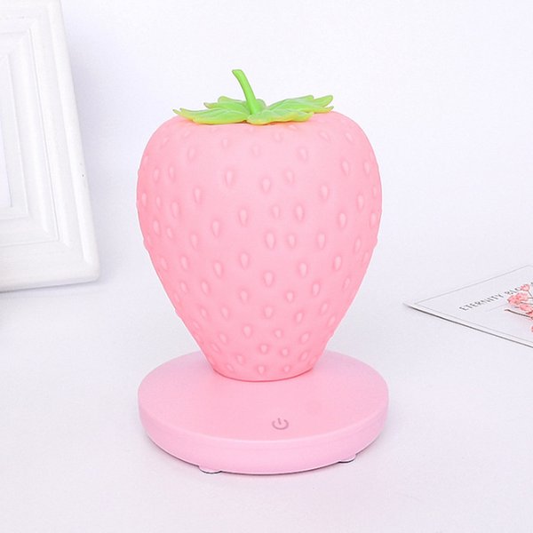 Strawberry Night Light Soft Silicone Table Lamp
