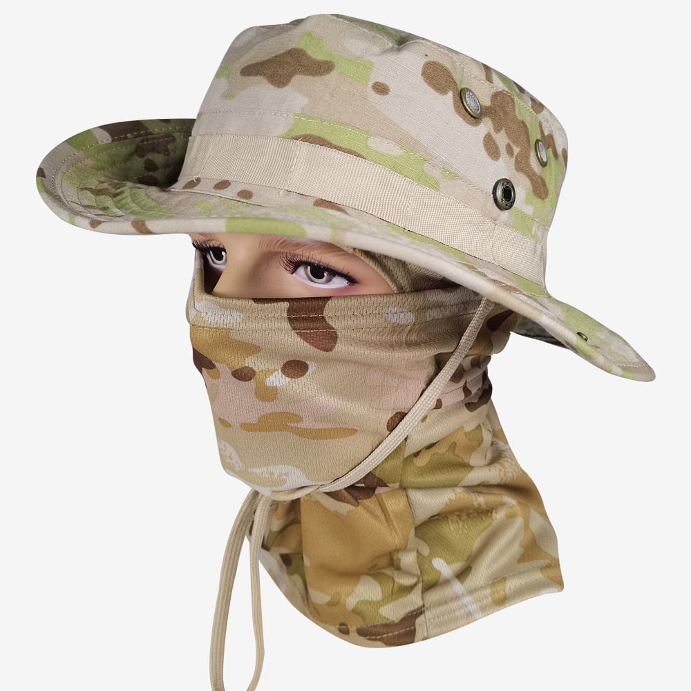 Hot Selling Now & Cooling Neck Gaiter Face Mask Boonie Hat Set!