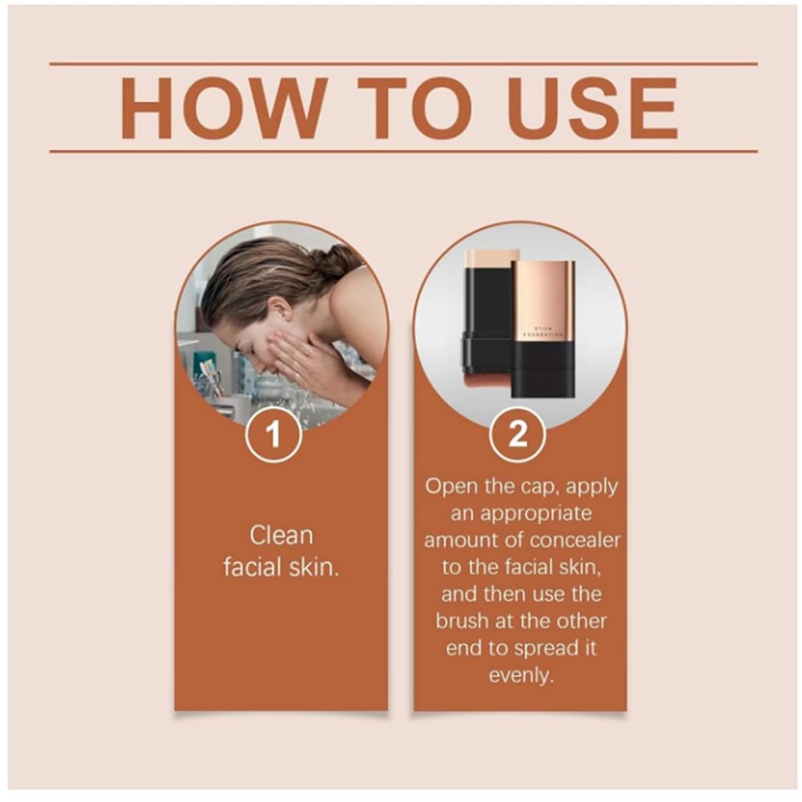 🔥2 in 1- Luxury Anti-Wrinkle Foudation Stick