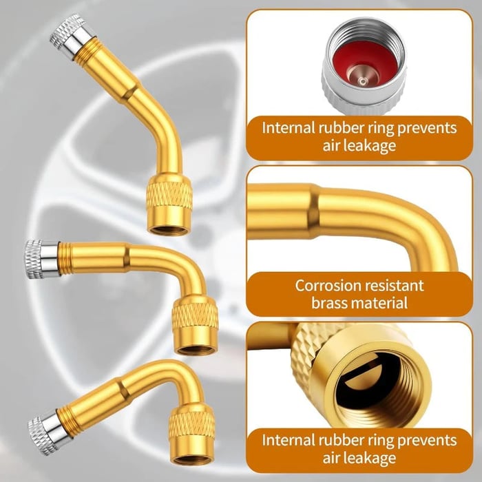 3-Angle Brass Valve Extenders