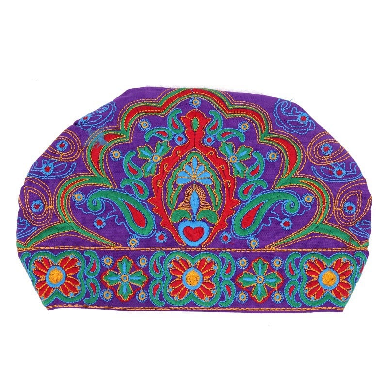 Handmade Embroidered Bandana Caps