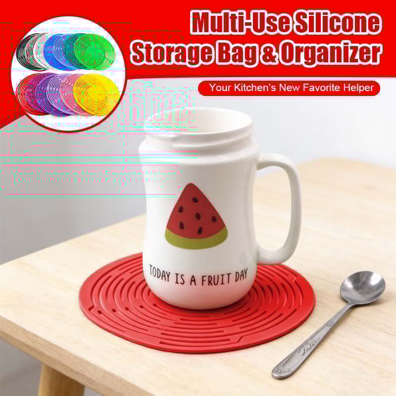 Reusable Silicone Storage Bag | Versatile Organizer for Home & Travel