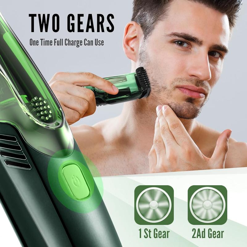 Vacuum Beard Shaver for Men