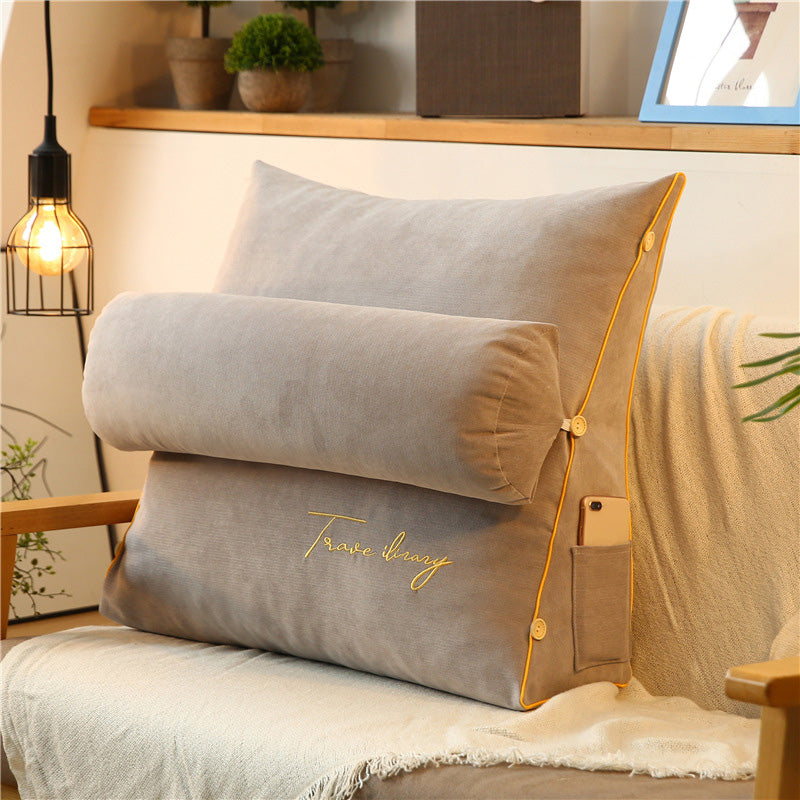 Luxury Backrest Reading Pillow.