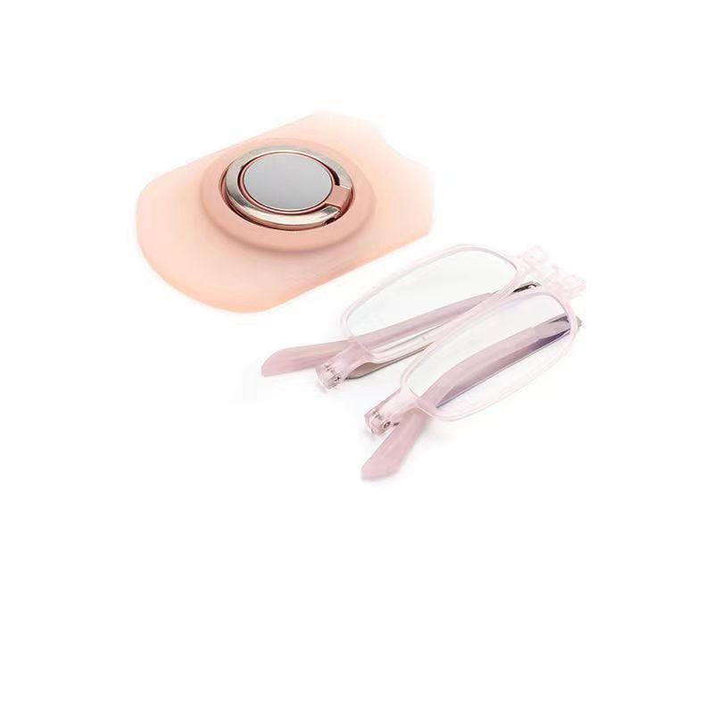 Blue Light Reading Glasses Metal Square Folding Glasses