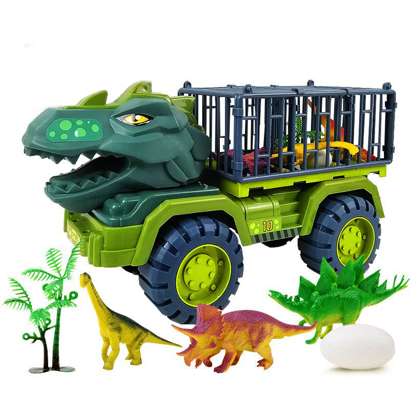 Kids Large Dinosaur Transport Truck Carrier Excavator