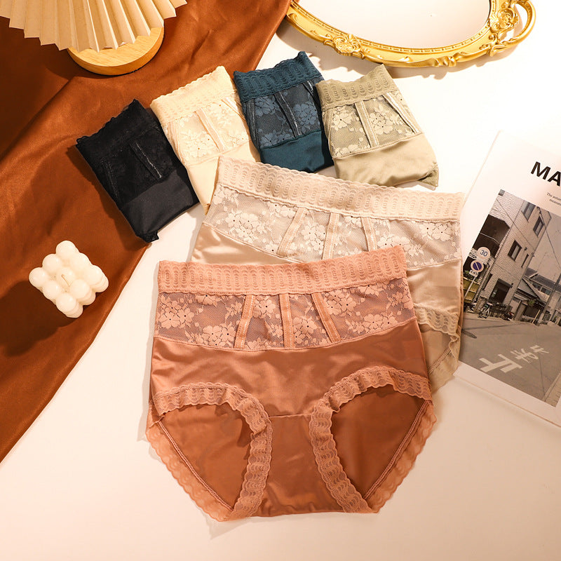 Pay 1 Get 3pcs Sexy Tummy Control Hip Lifting Seamless Ice Silk Panties