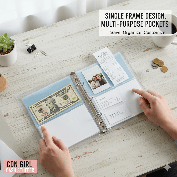 12-Month Envelopes Money Saving Challenge Binder