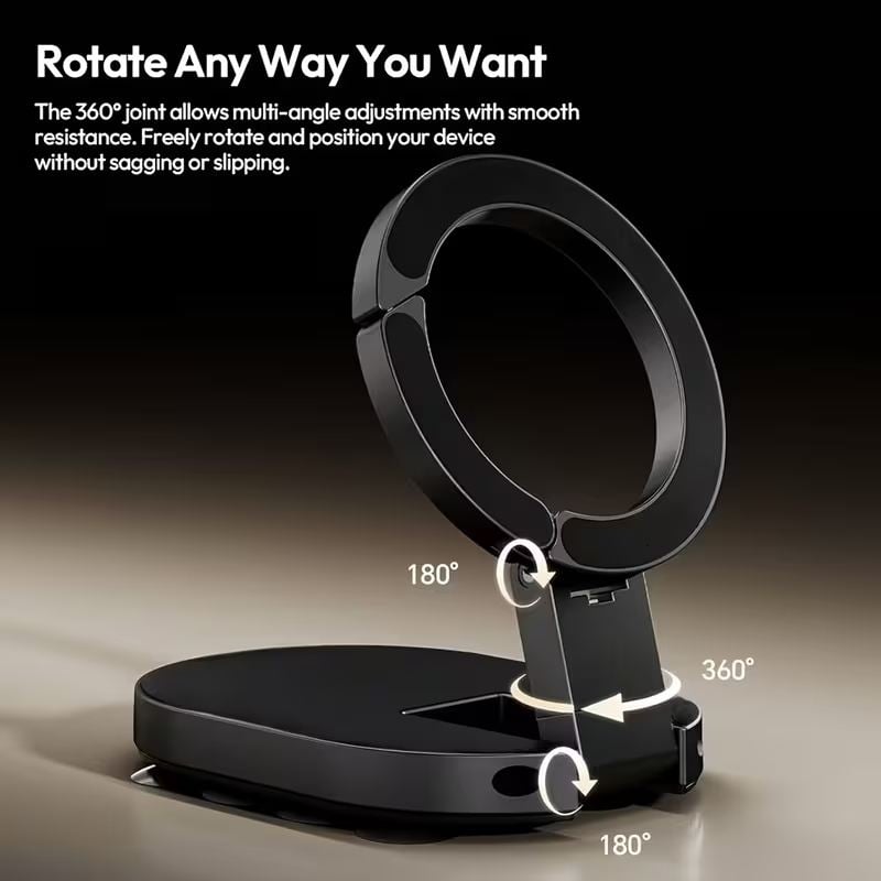 3-in-1 Magnetic Suction Cup Phone Mount – The Ultimate Versatile Holder for Car, Desk & More
