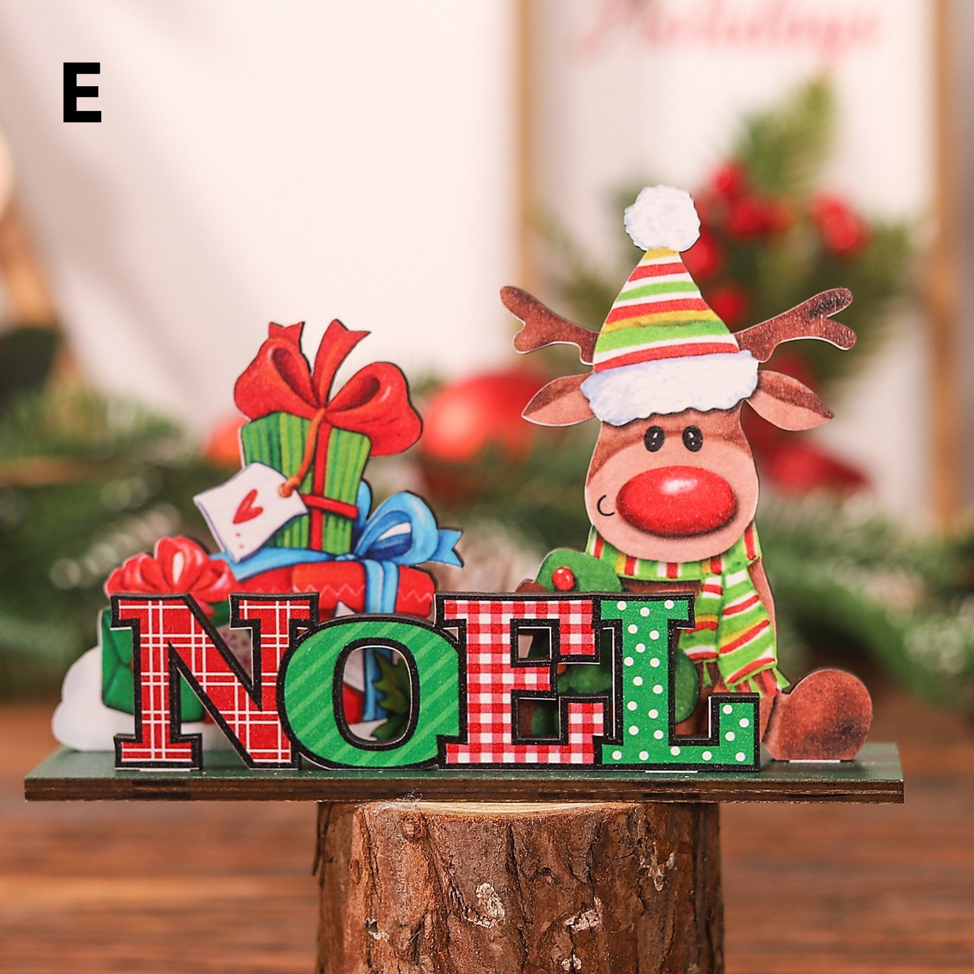 Christmas Standing Signs Table Decorations