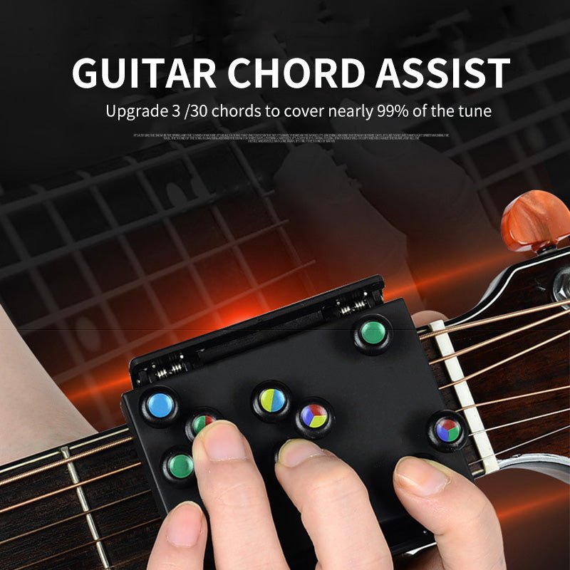 Guitar Learning Trainer For Beginners - Finger Exerciser with 30 Chord Playing Methods for Guitar Beginner