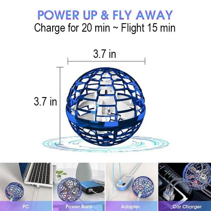 Atmotoys Flying Ball 7 madic drone fly orb pro flying spinner min 9 2