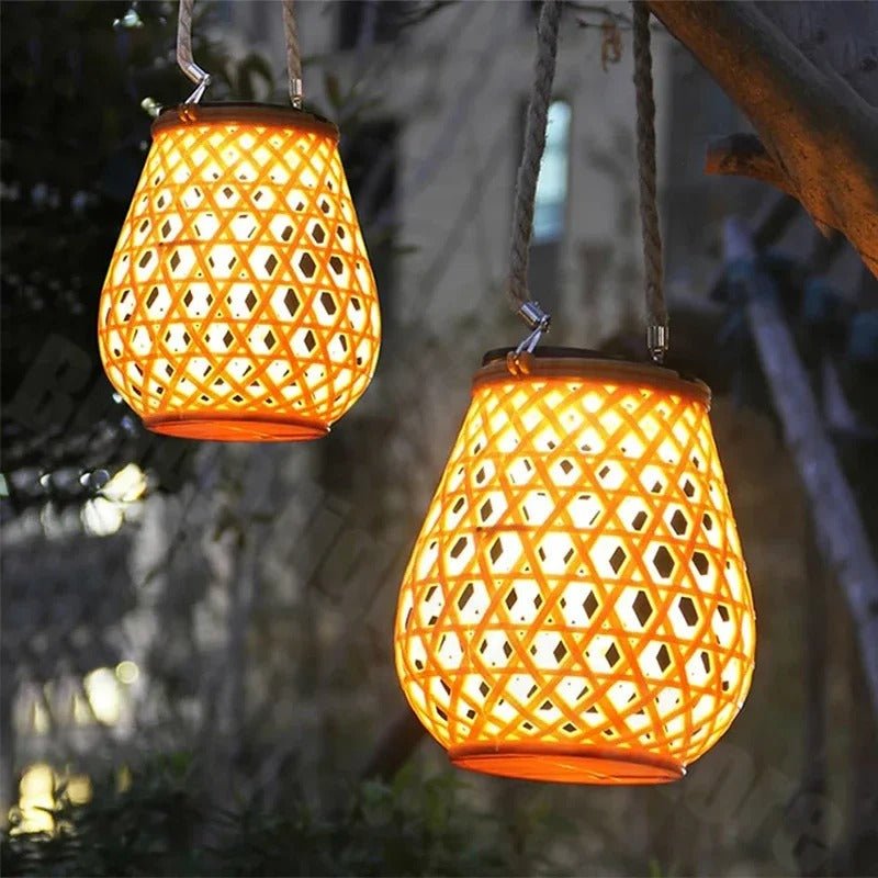 Outdoor Solar Lantern  - Waterproof Hanging Solar LED Lanterns Decor