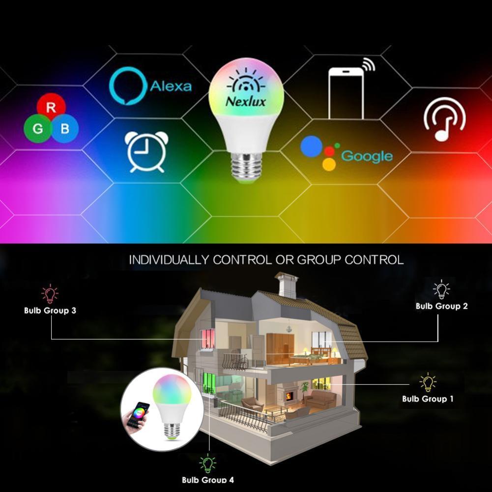 Smart WiFi LED Light Bulb - Home Automation