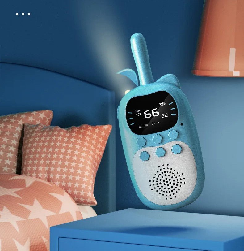 Rechargeable Kids Walkie Talkie – 3km Range Handheld Radio, Fun & Practical Birthday Gift for Kids