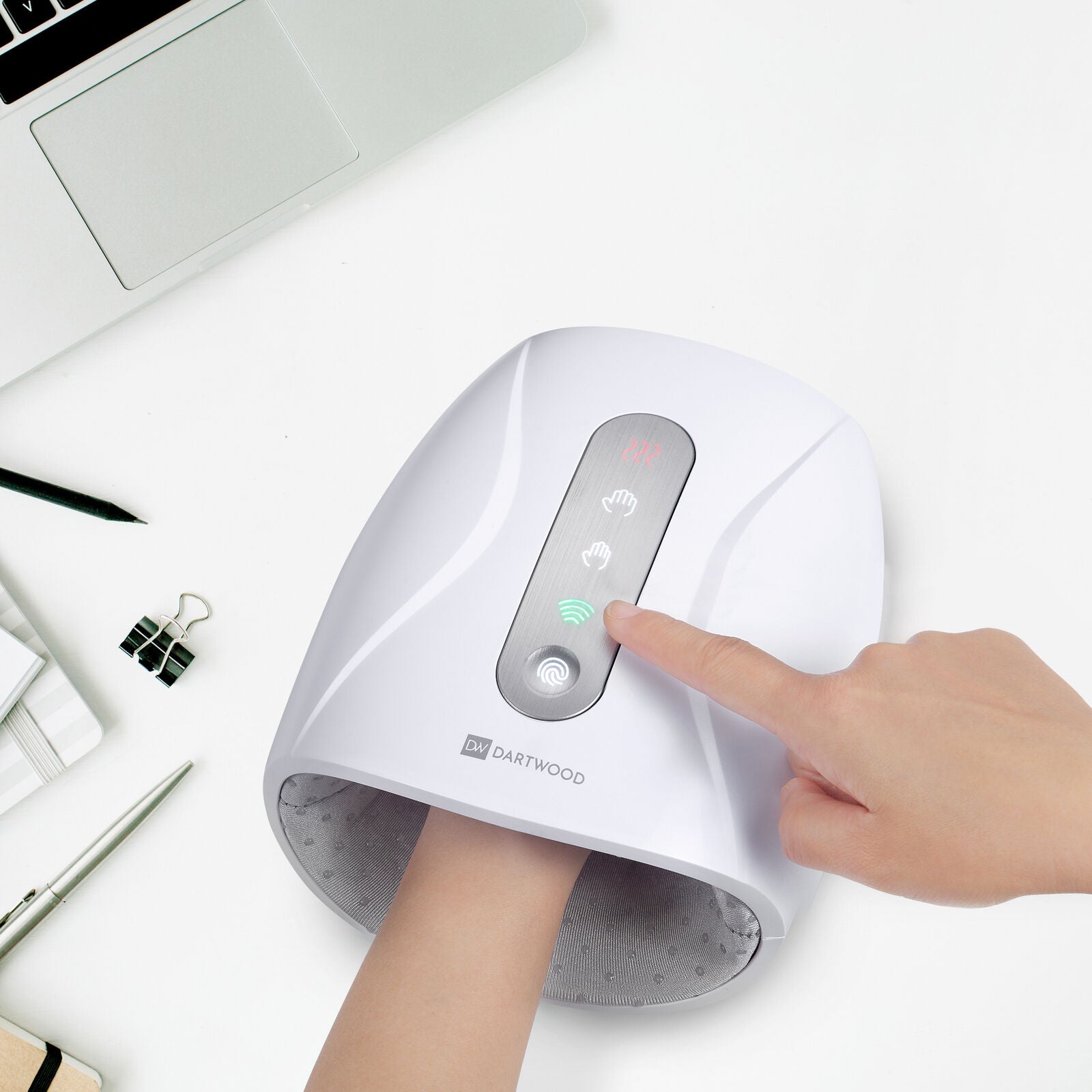 Portable Warming Acupressure Hand Soothing Massager Machine
