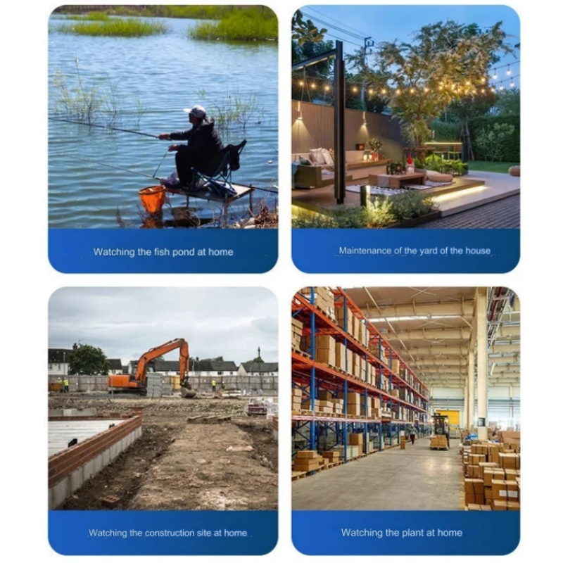 Outdoor Waterproof Wireless WiFi HD Triple Security Camera