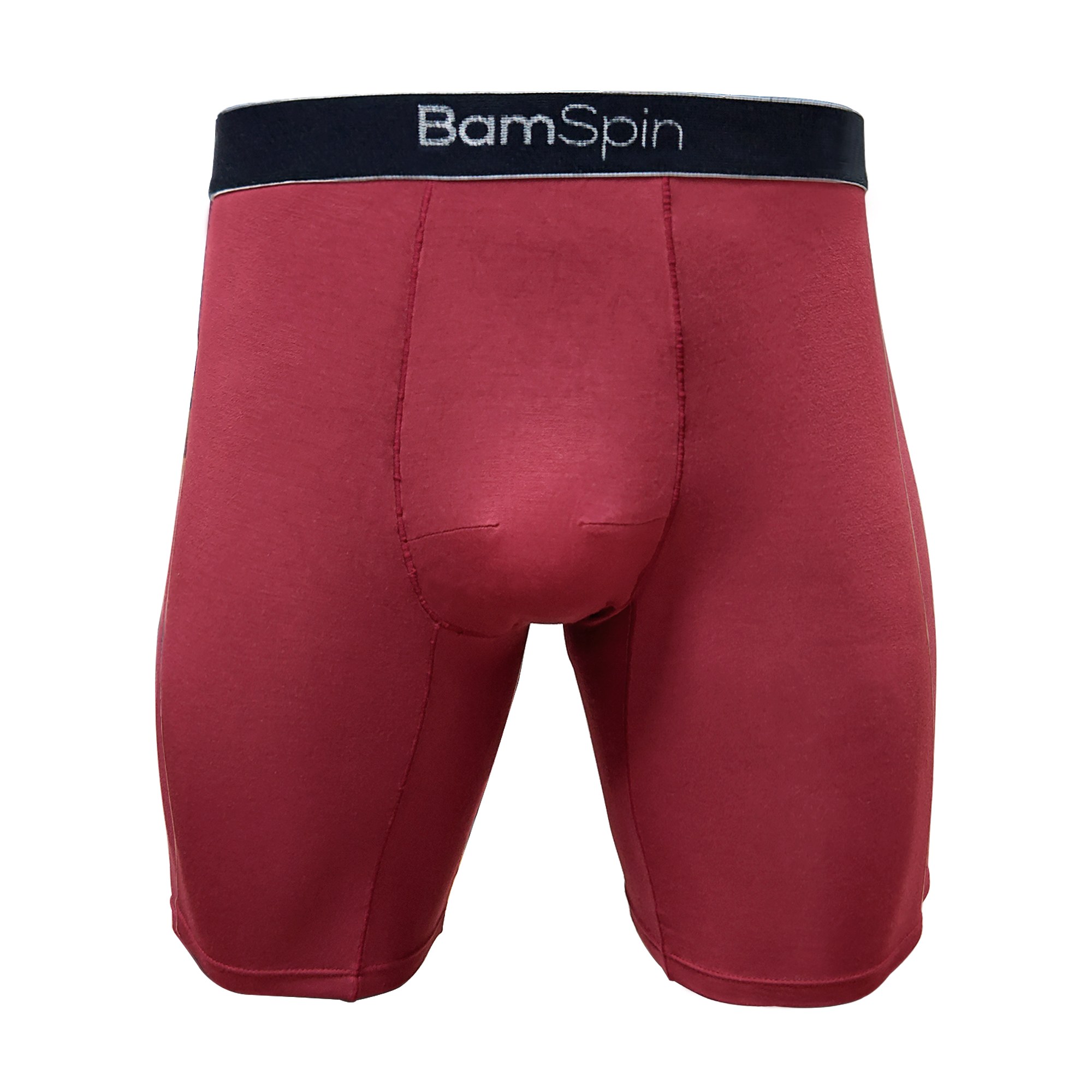 BamSpin Men's Boxer Briefs Soft Breathable Underwear Trunks（1pack）