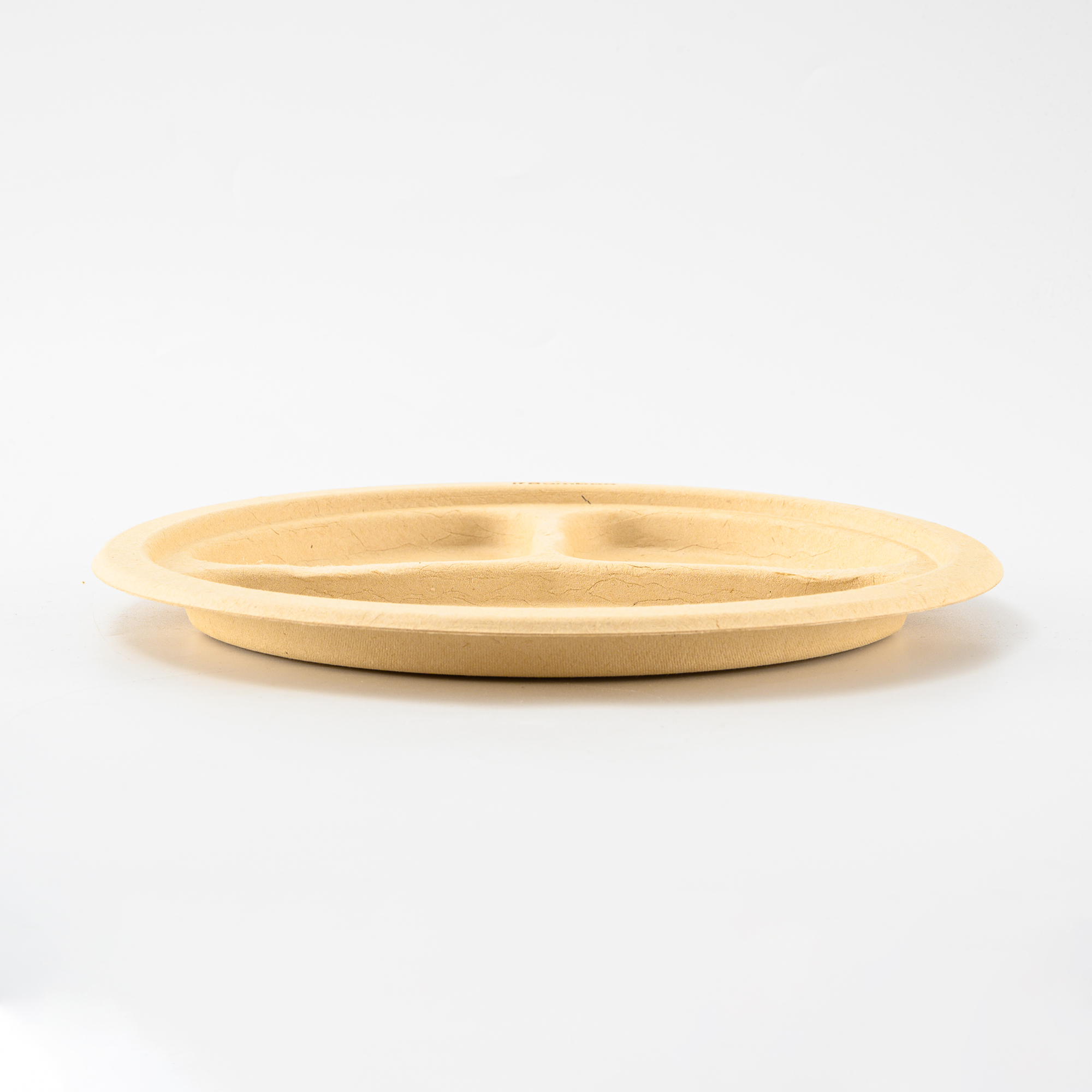 Bamboo fiber disposable dinner plate
