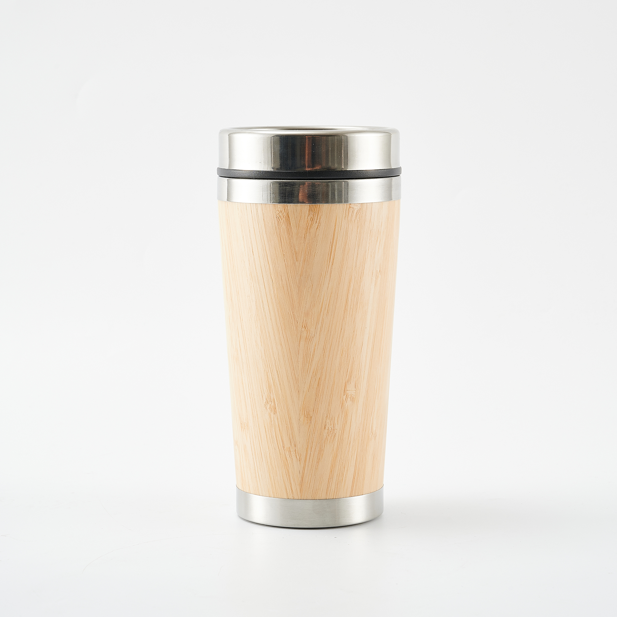 Bamboo Erlenmeyer Insulated Bottle