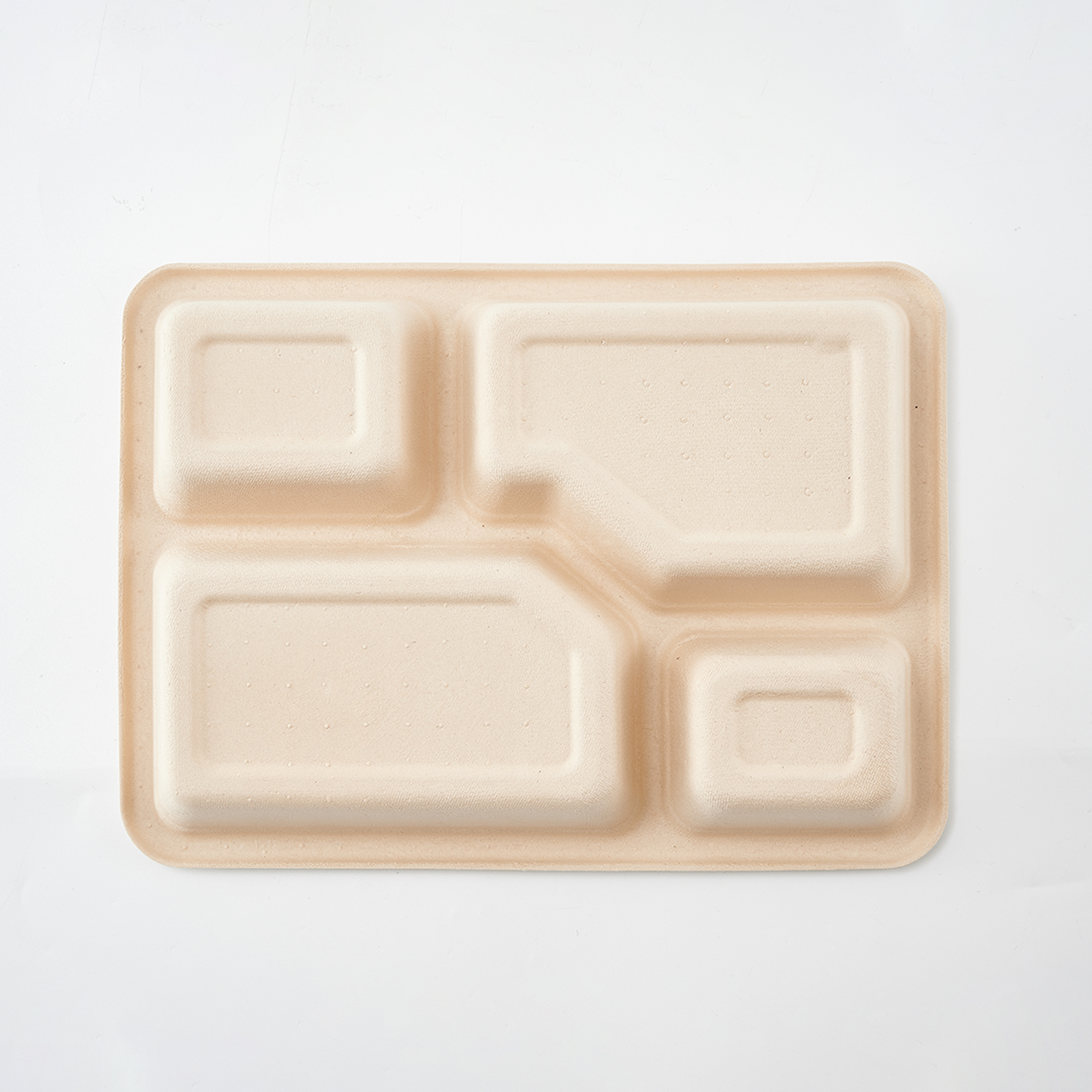 Two-format Bamboo Pulp Disposable Lunch Box