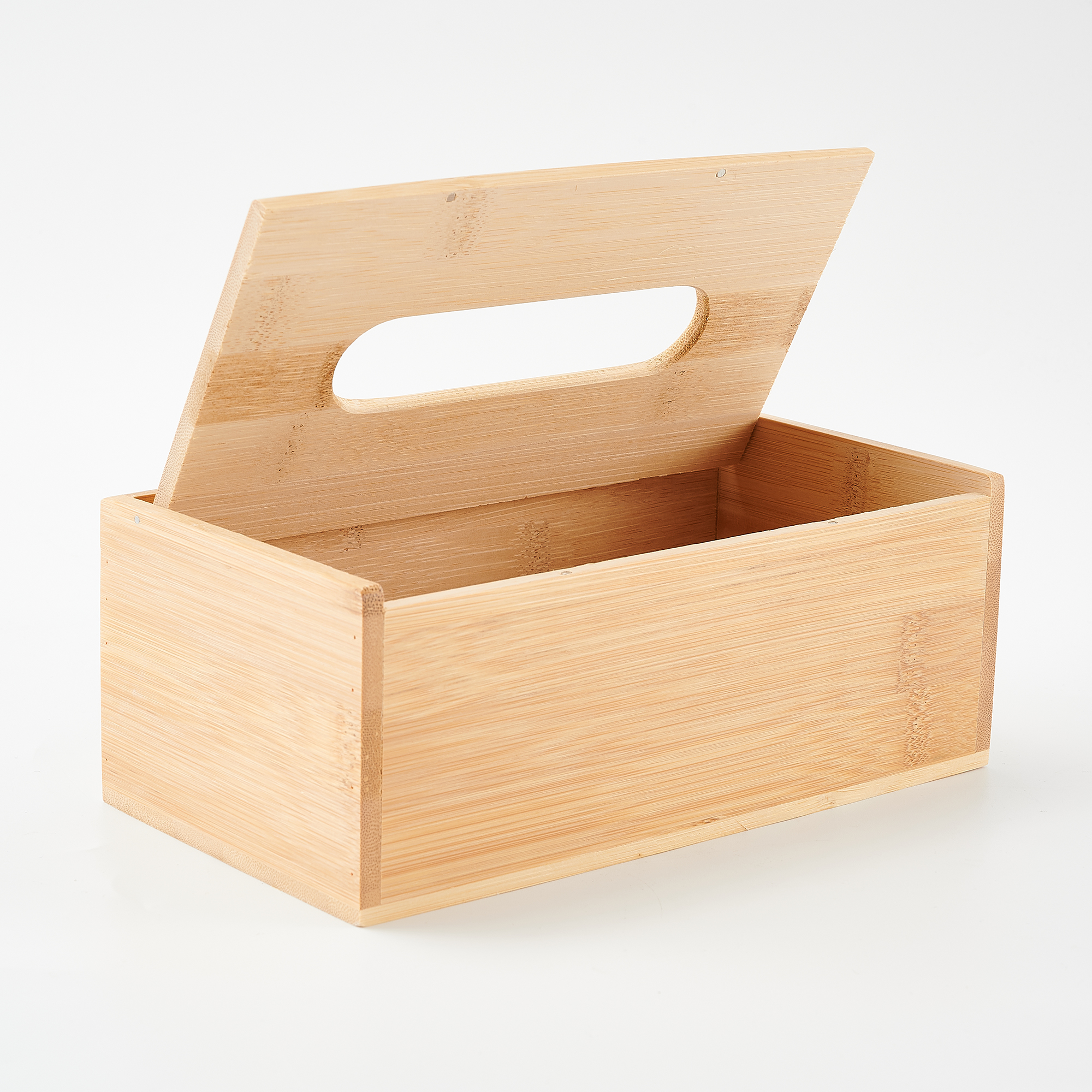 Bamboo tissue box