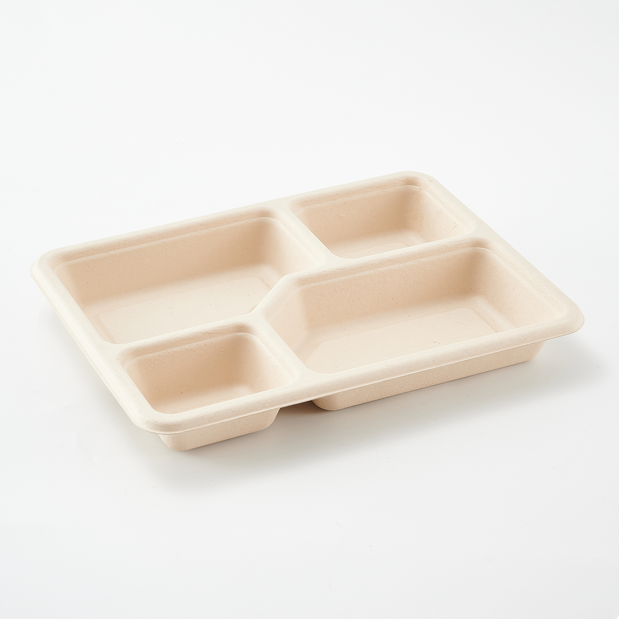 Two-format Bamboo Pulp Disposable Lunch Box