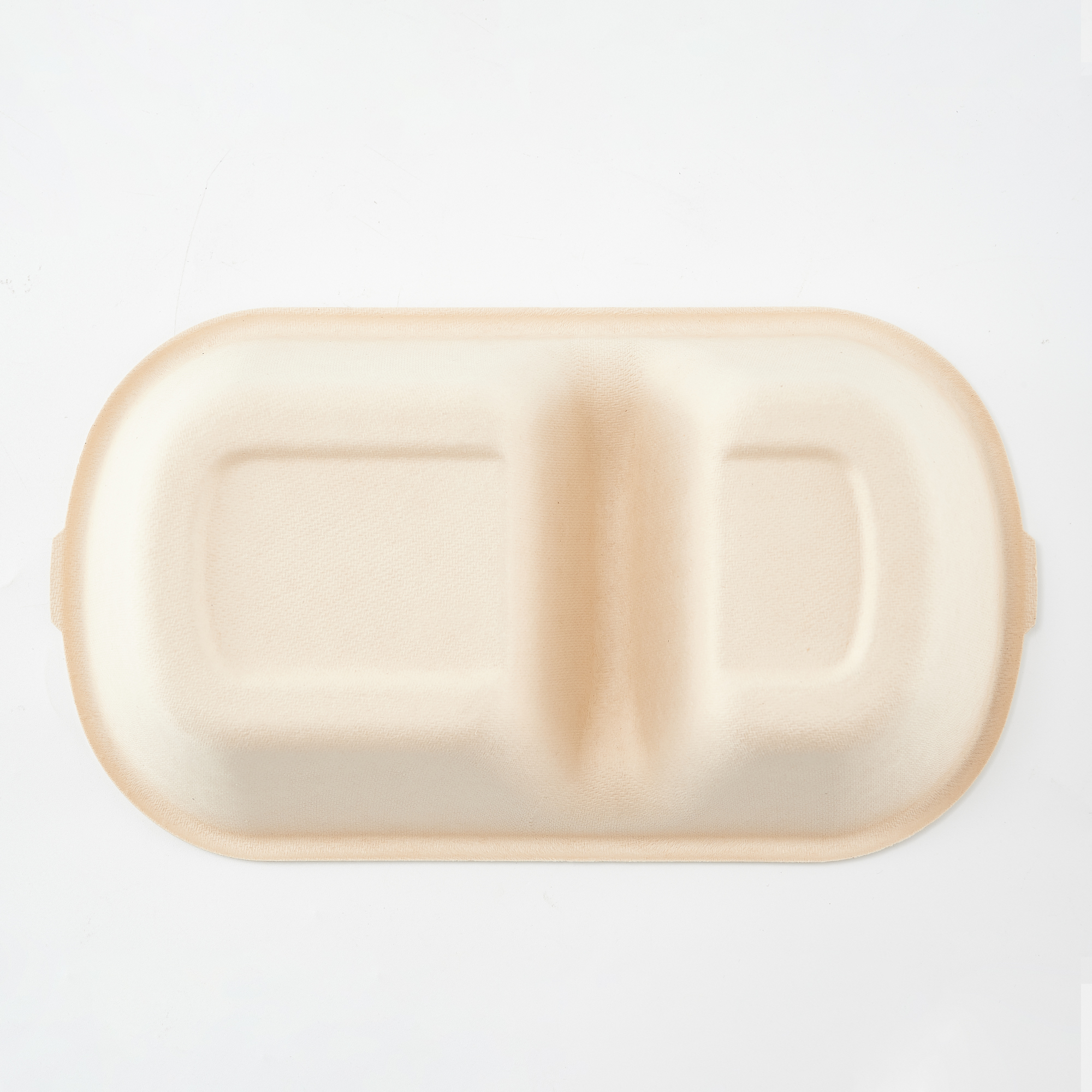 Bamboo fiber disposable dinner plate