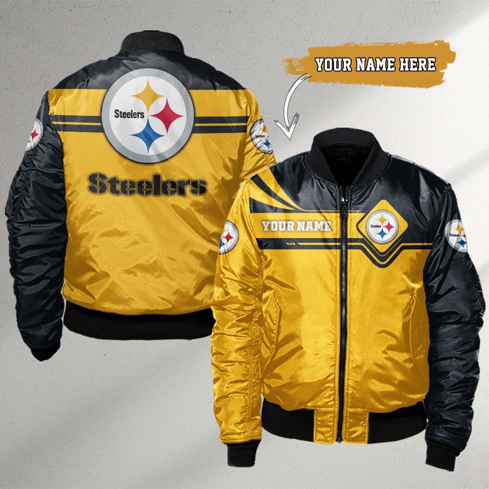 Pittsburgh Steelers Chargers Satin Bomber Jacket