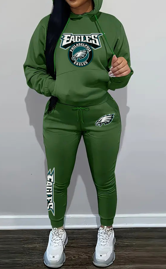 Philadelphia Eagles Womens Sweatshirt Suit