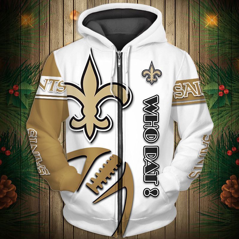 New Orleans SaintsLimited Edition Zip-Up Hoodie