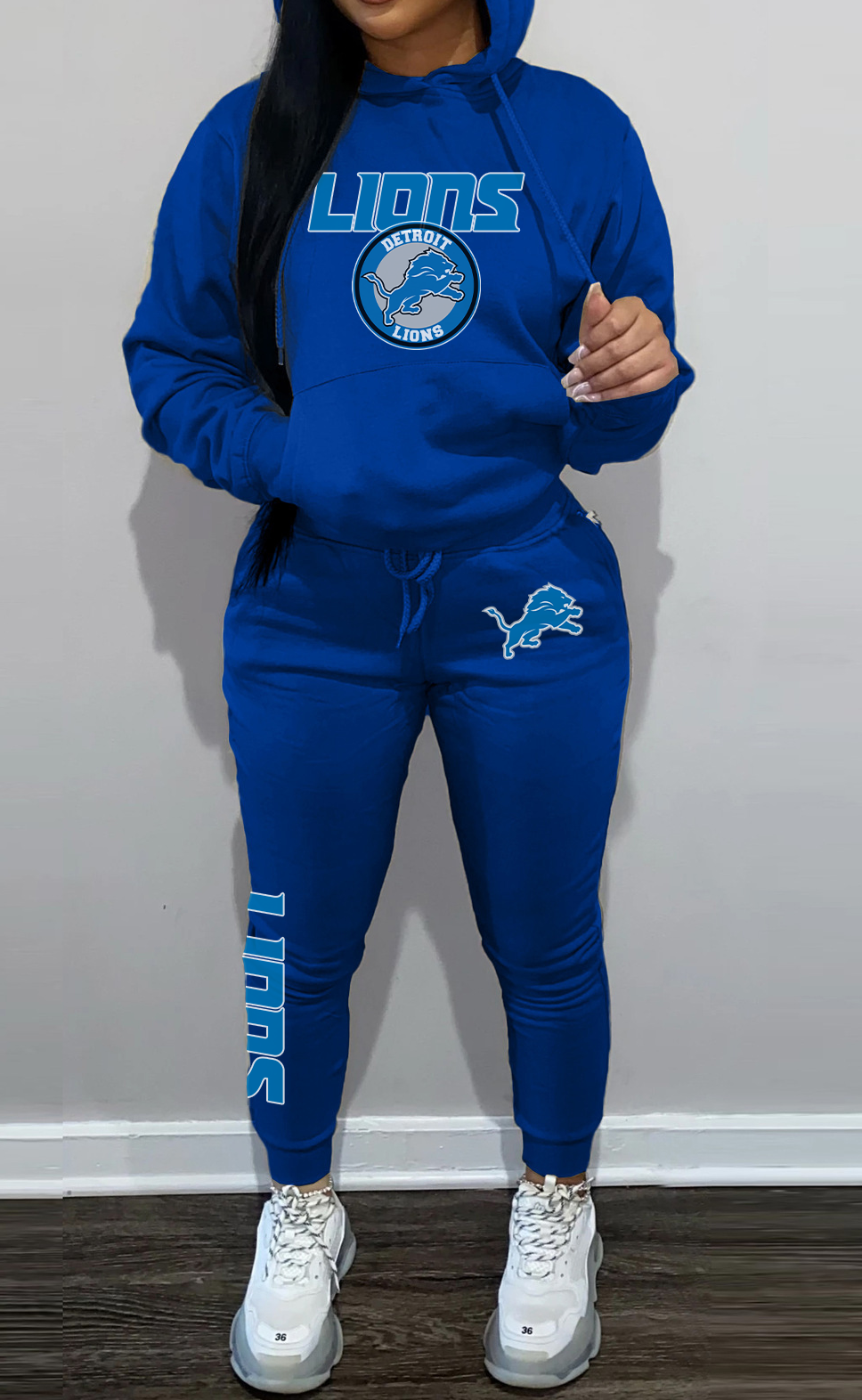 Detroit Lions Womens Sweatshirt Suit