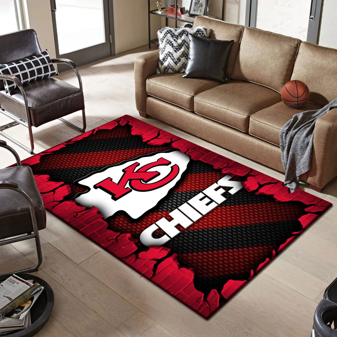 Kansas City Chiefs Themed Rug