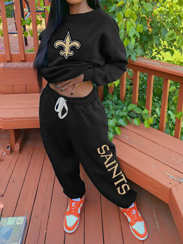 New Orleans Saints Sportswear Crewneck Sweatshirt Suit