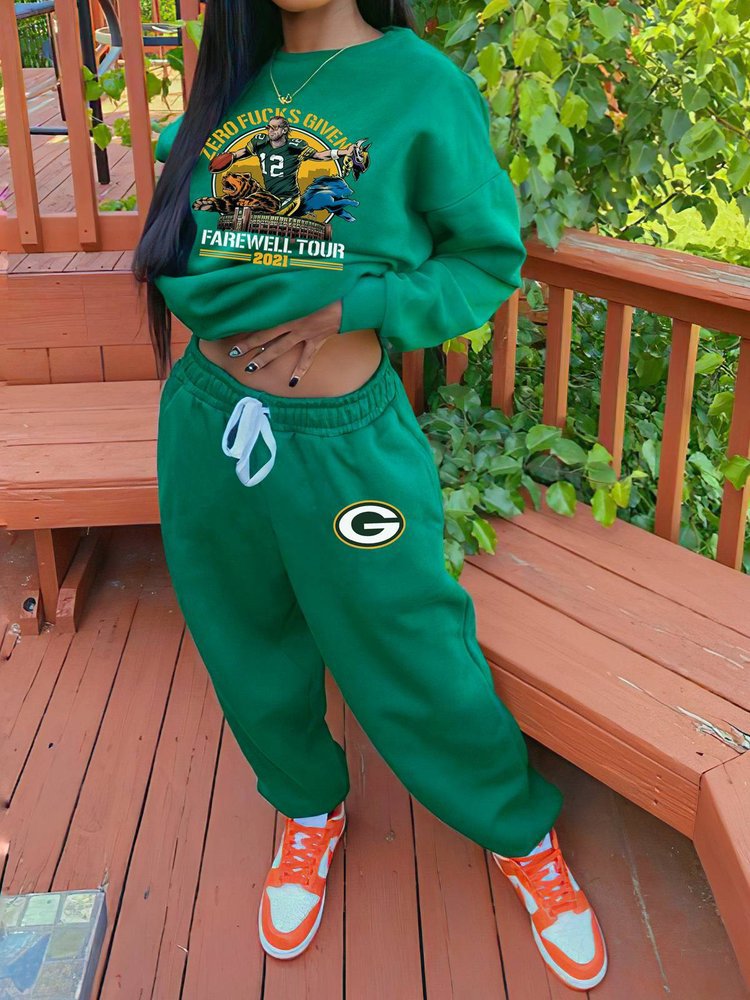Green Bay Packers Sportswear Crewneck Sweatshirt Suit