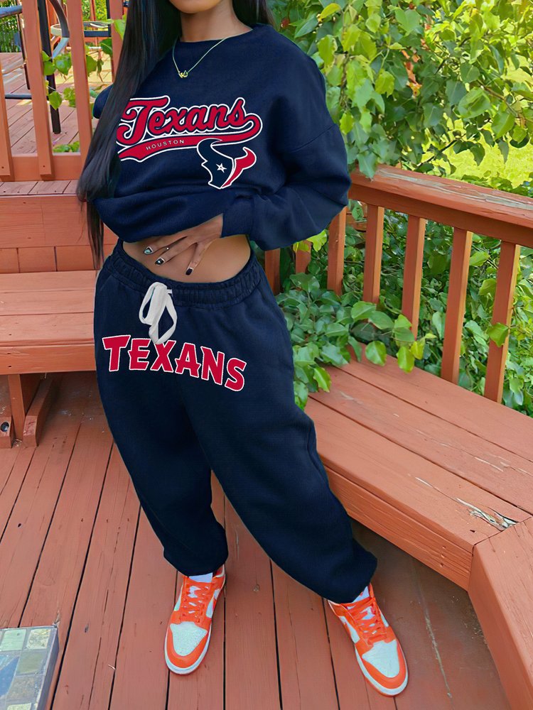 Houston Texans Sportswear Crewneck Sweatshirt Suit