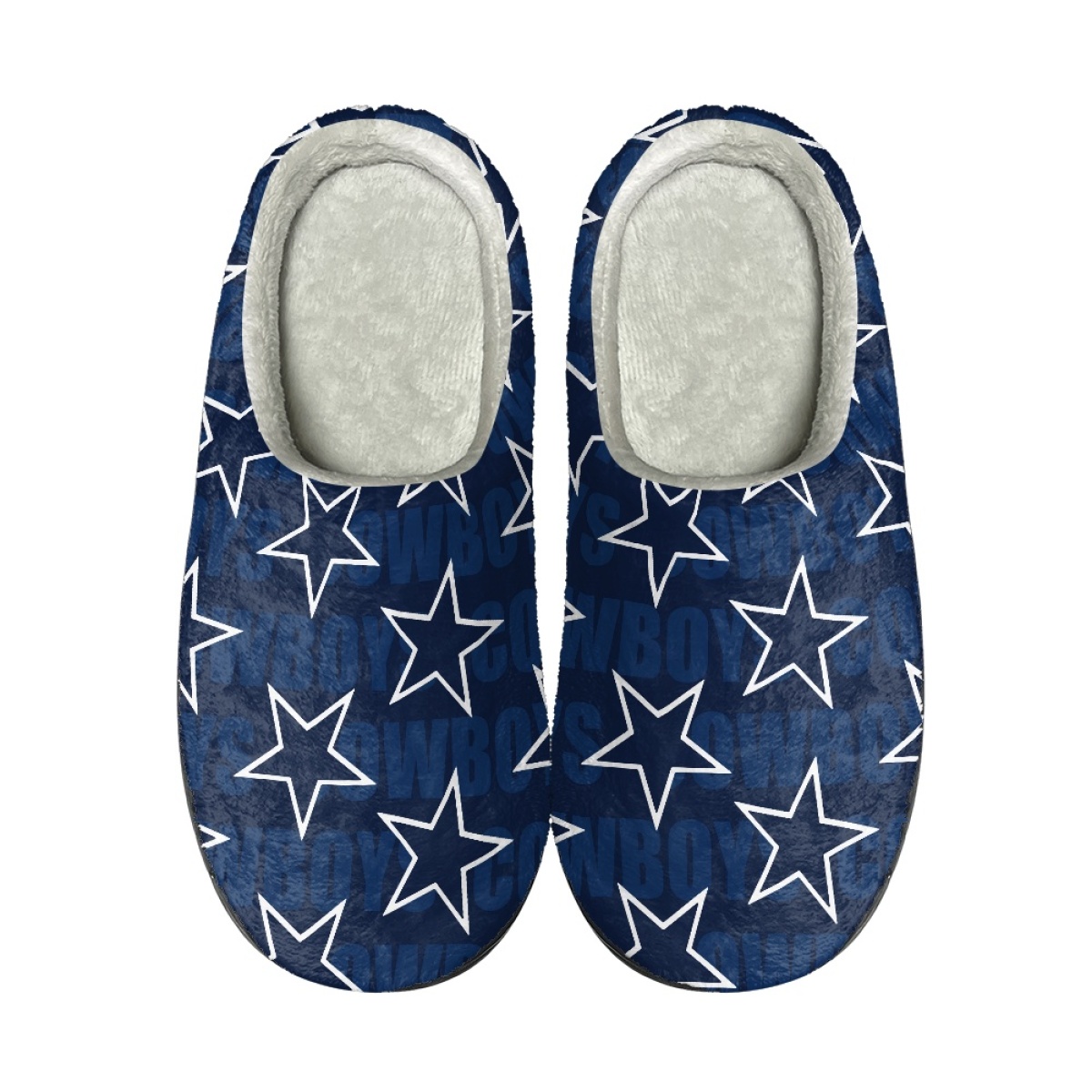 Dallas Cowboys Memory Foam Slide Slippers