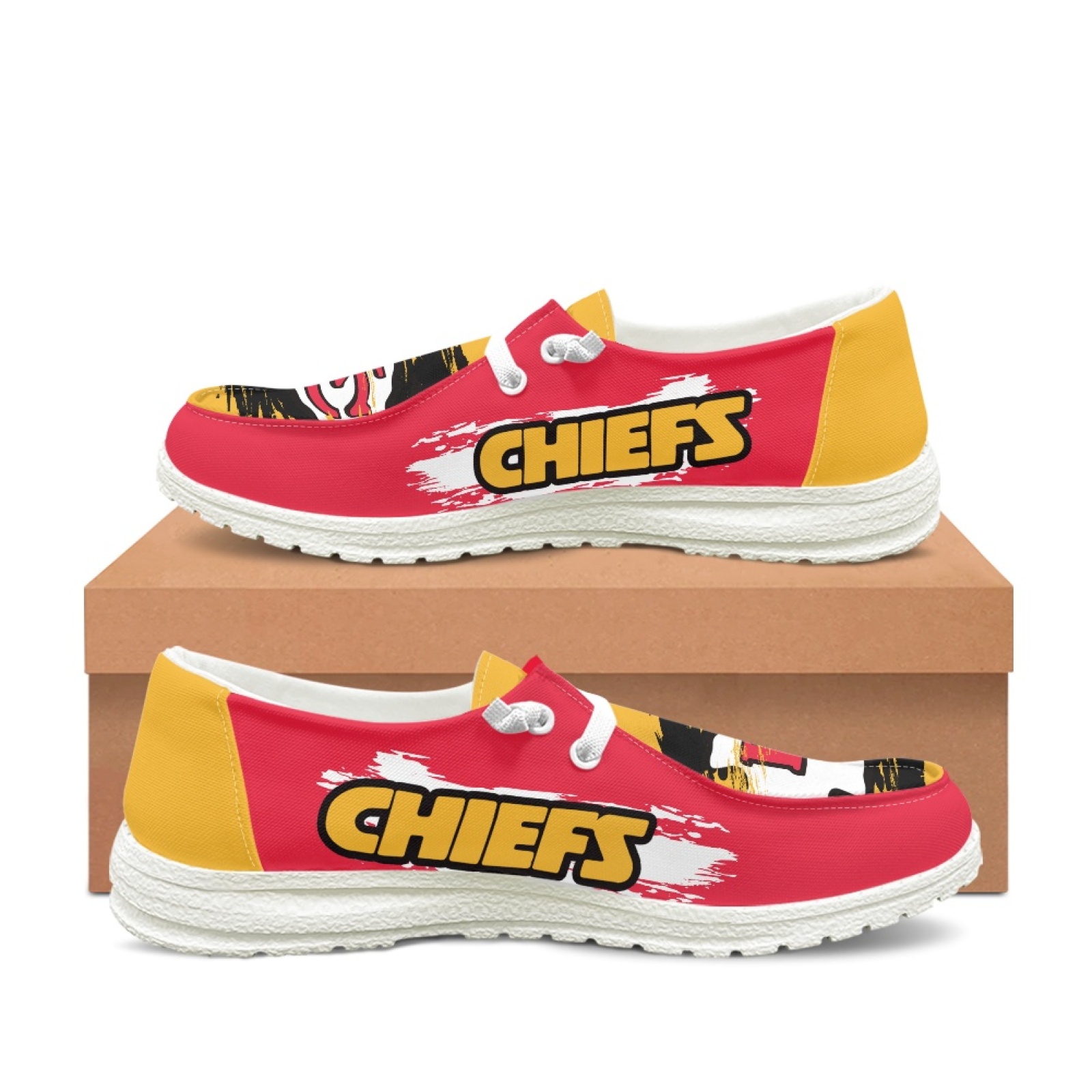 Kansas City Chiefs Tribute Edition Hey Dude Shoes