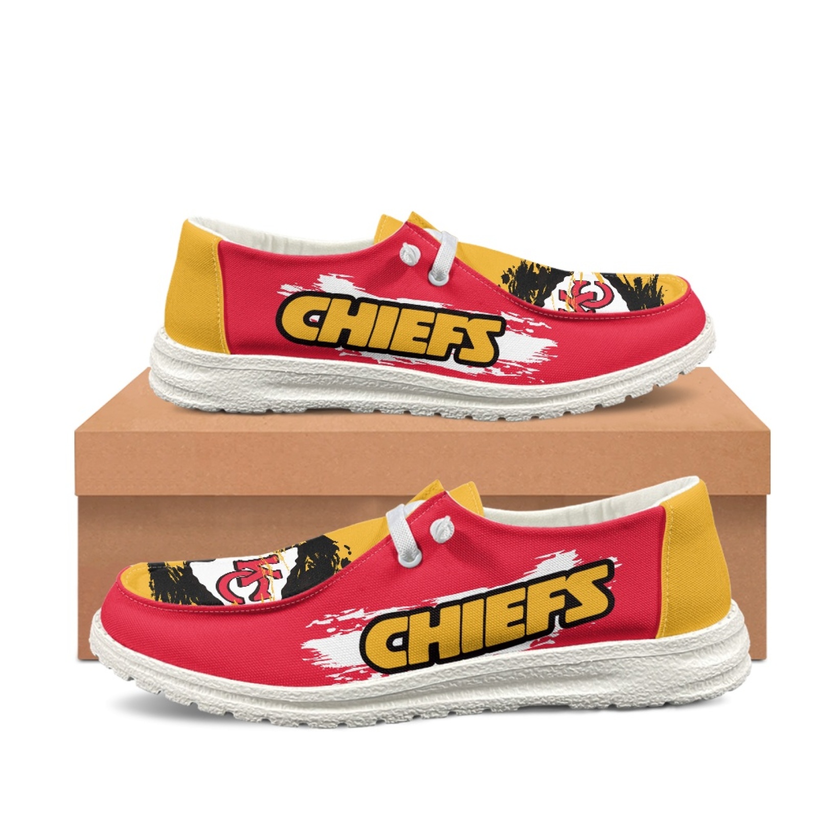 Kansas City Chiefs Tribute Edition Hey Dude Shoes