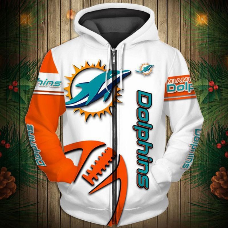 Miami DolphinsLimited Edition Zip-Up Hoodie