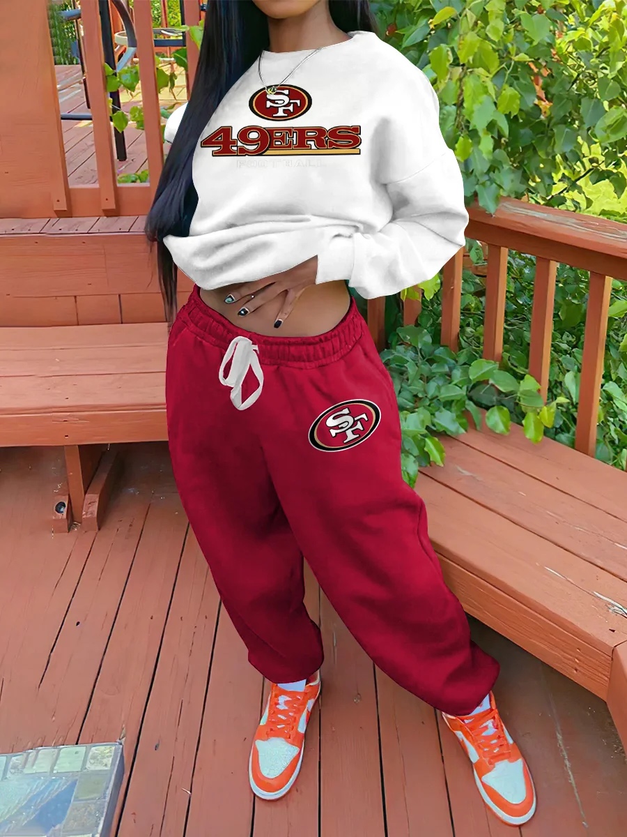 San Francisco 49ers Sportswear Crewneck Sweatshirt Suit