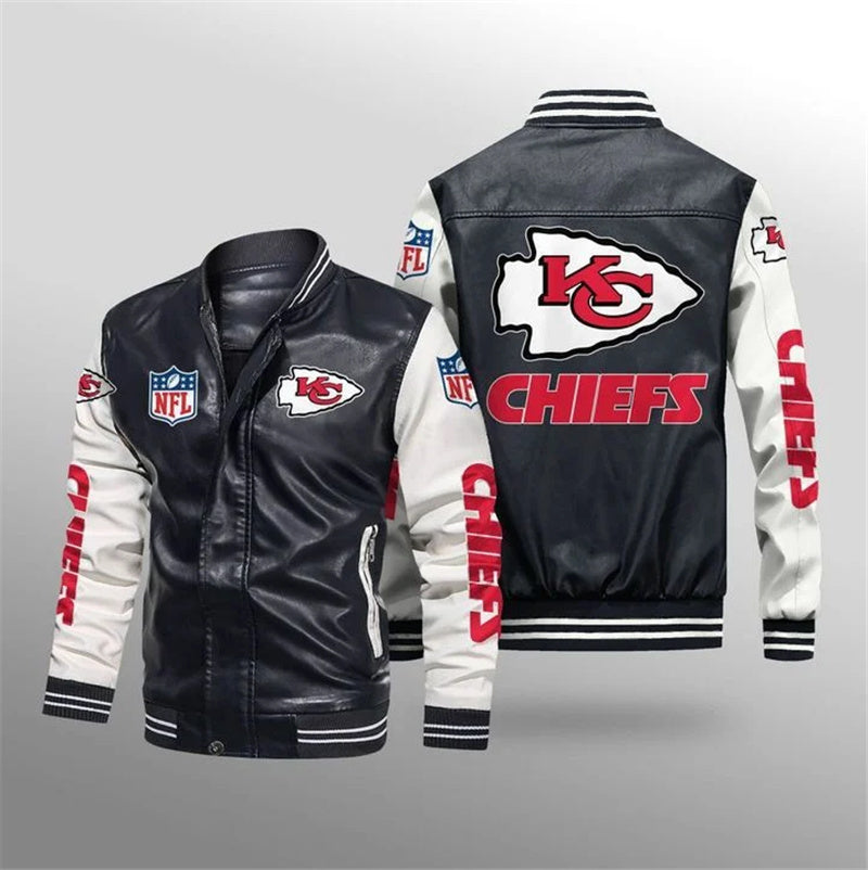 Kansas City Chiefs Thermal Plush Leather Jacket