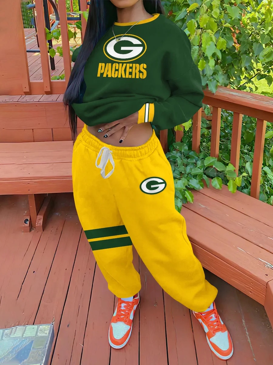 Green Bay Packers Sportswear Crewneck Sweatshirt Suit