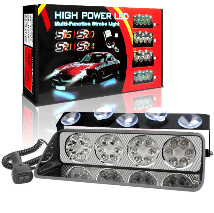 New suction cup flash light car front windshield