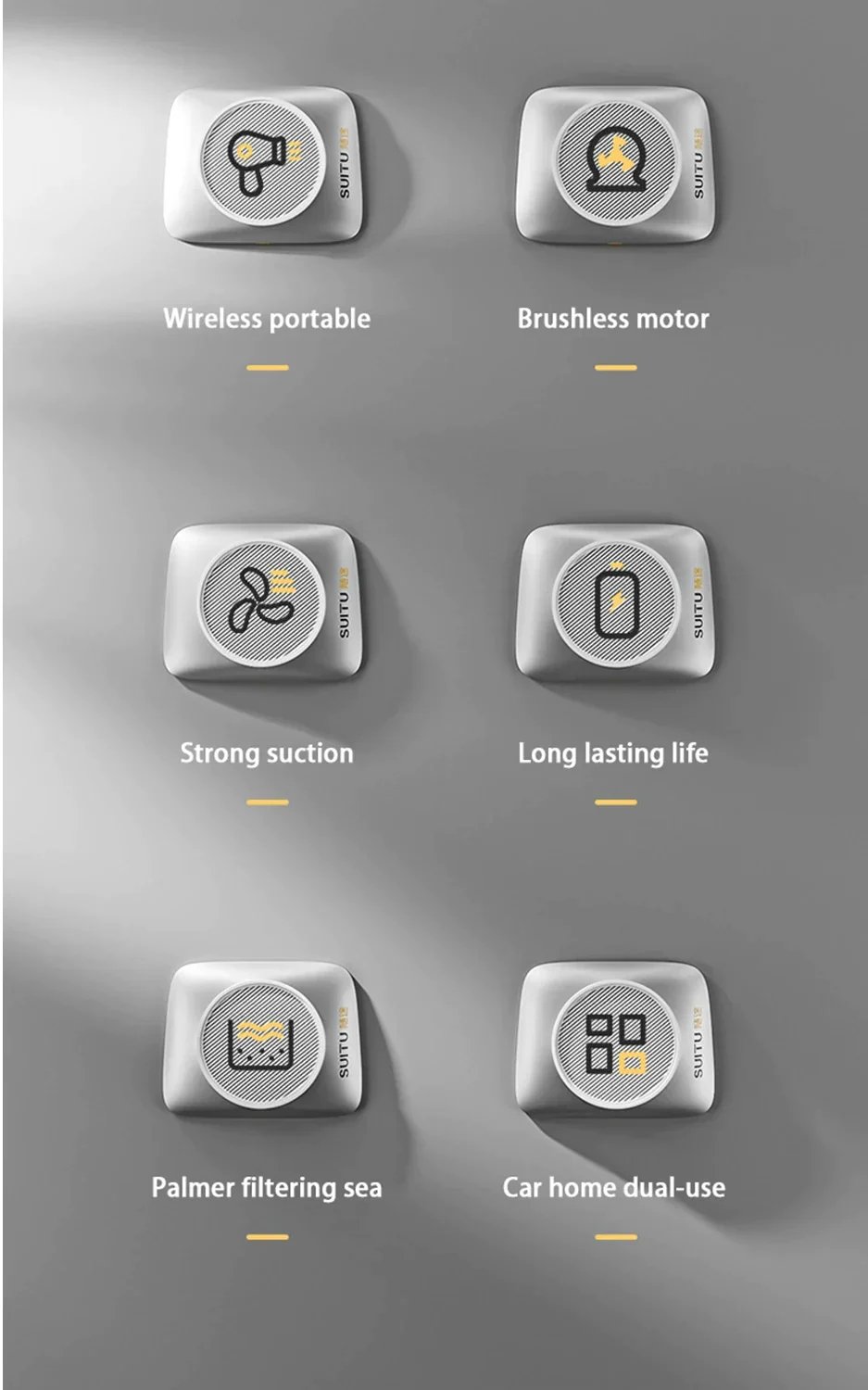 🔥Powerful 4-in-1 Automatic Vacuum Cleaner - BUY 2 FREE SHIPPING