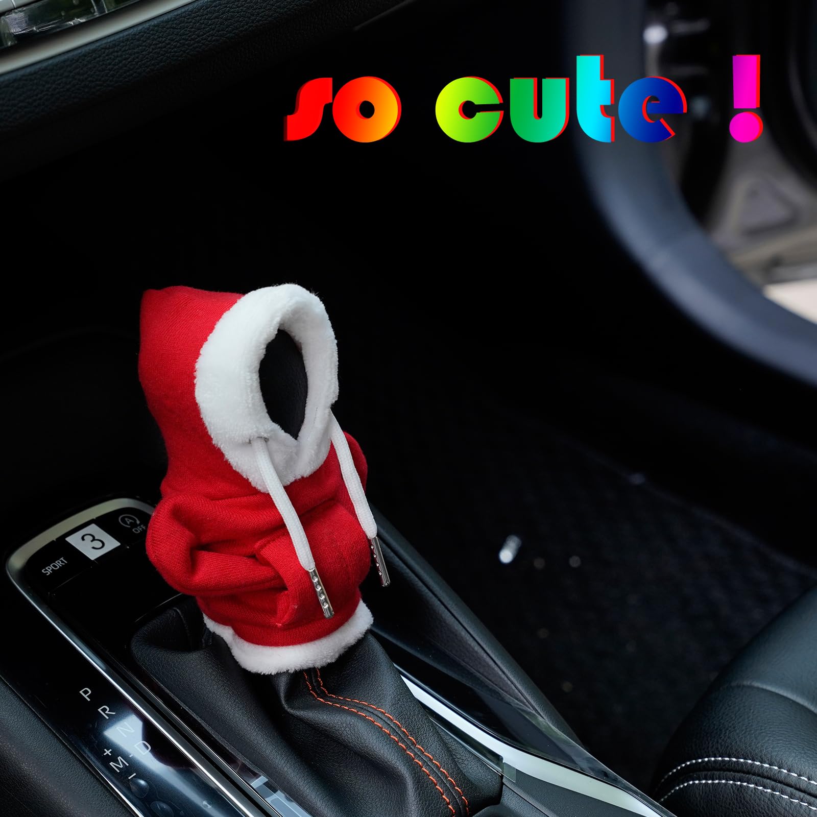 🎄Buy 2 Get 1 Free 🎁( Add 3 pcs to cart )-Hoodie Car Gear Shift Cover(💥Buy 2 Get FREE SHIPPING💥)