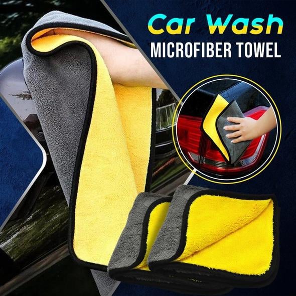 🔥Quick Drying Car Microfiber Cleaning Towel