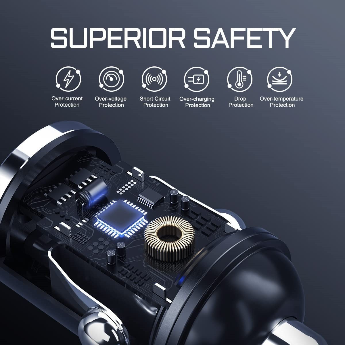 🔥HOT SALE 49% OFF-Multi Compatible 100W Fast Charging Car Charger