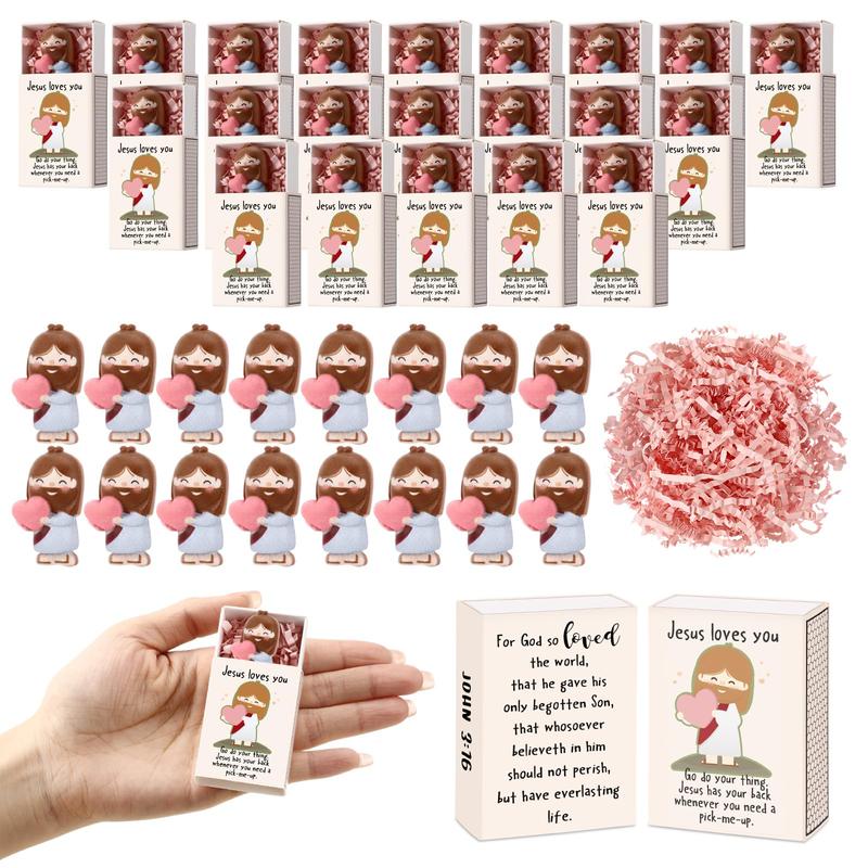 💝Valentine's Day Pre-Sale Save 50%✝️Handmade Mini Jesus Loves You Figurines Gifts✨